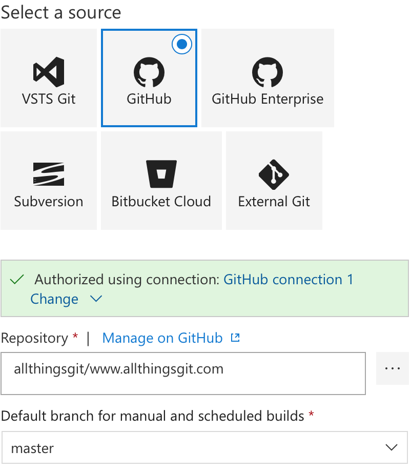 Repository Selection